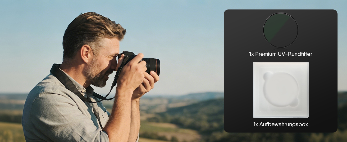 Захисний UV-фільтр Rollei Premium 77 мм для об'єктивів камери, багатошарове покриття, світлопропускання 99%