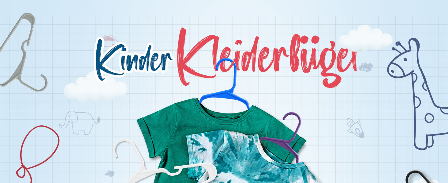 40 вешалок для дитячого одягу Utopia Home: білі, пластикові, 11,5 см - для шафи, щоденне використання