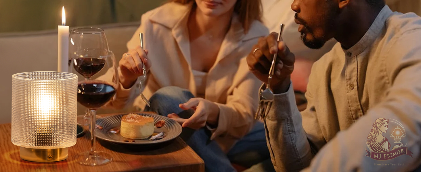 Бездротова настільна лампа з таймером, вінтажний дизайн, LED, скло, для дому та вулиці, диммування, сірий колір, розмір L