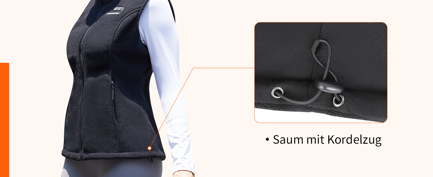 Електрична гріюча жилетка для жінок, чорна, з акумулятором 7.4V 10000mAh, 3 режими нагріву, ідеальний подарунок на Різдво