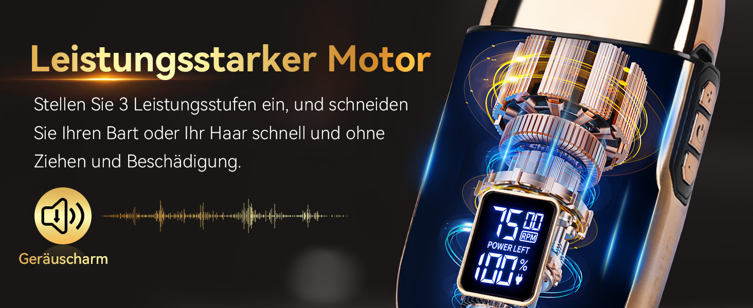 Електричний гоління для чоловіків Ufree: фольговий електробритва, триммер для бороди, бездротовий, акумуляторний