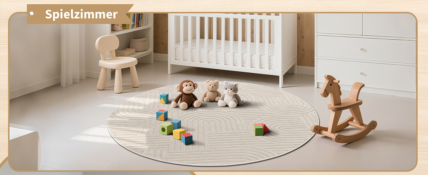 Килим для вітальні 160x230 см, великий пухнастий з коротким ворсом, миючий, сучасний, з 3D ефектом, нековзний, для їдальні, кухні, спальні, бежевий