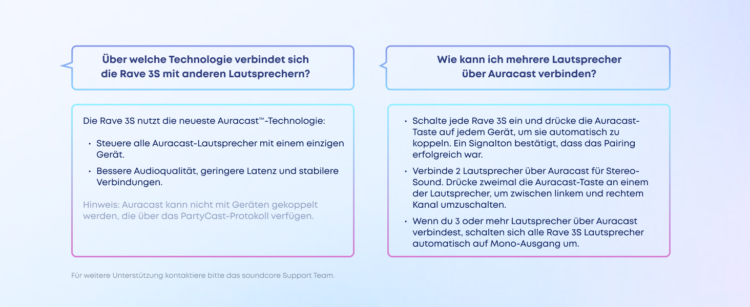 Soundcore PartyBox Rave 3S – портативна колонка з мікрофонами, 200 Вт, Bluetooth, світлодіодна підсвітка, AuraCast, 12 годин роботи, для дому та вулиці