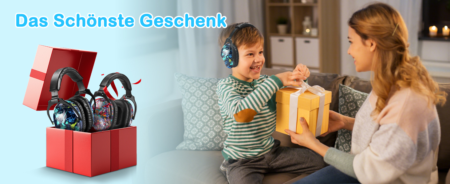 Навушники шумоізоляційні дитячі ZOHAN 030, 3-18 років, для дітей з аутизмом, для школи та концертів, регульовані