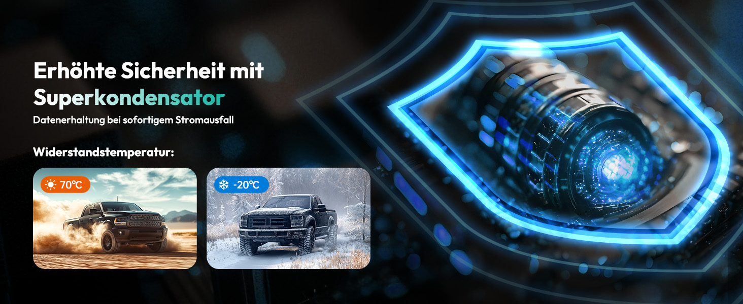 Відеореєстратор BOTSLAB G980H Pro 4K STARVIS з GPS, WiFi, ADAS, нічне бачення, паркувальний режим, 64GB