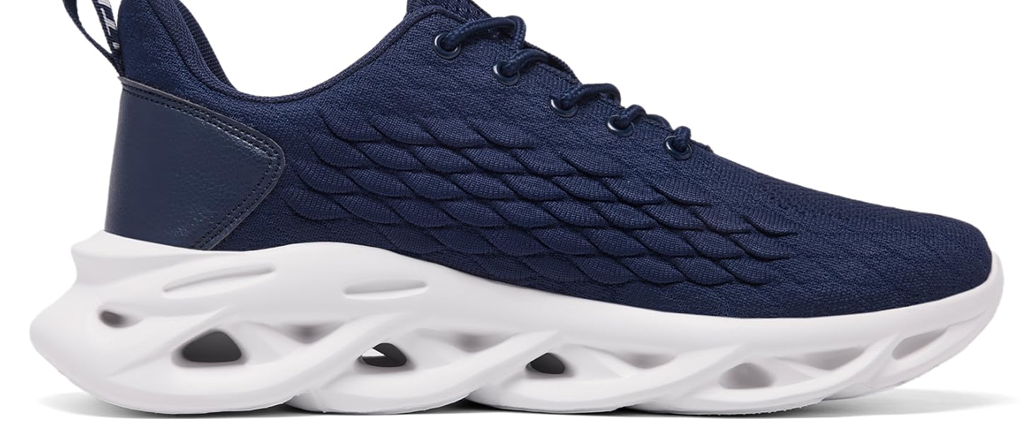 Чоловічі кросівки для бігу та занять спортом: бігові, тенісні, для фітнесу, повсякденні. Легкі, дихаючі, розмір 42 EU, блакитні