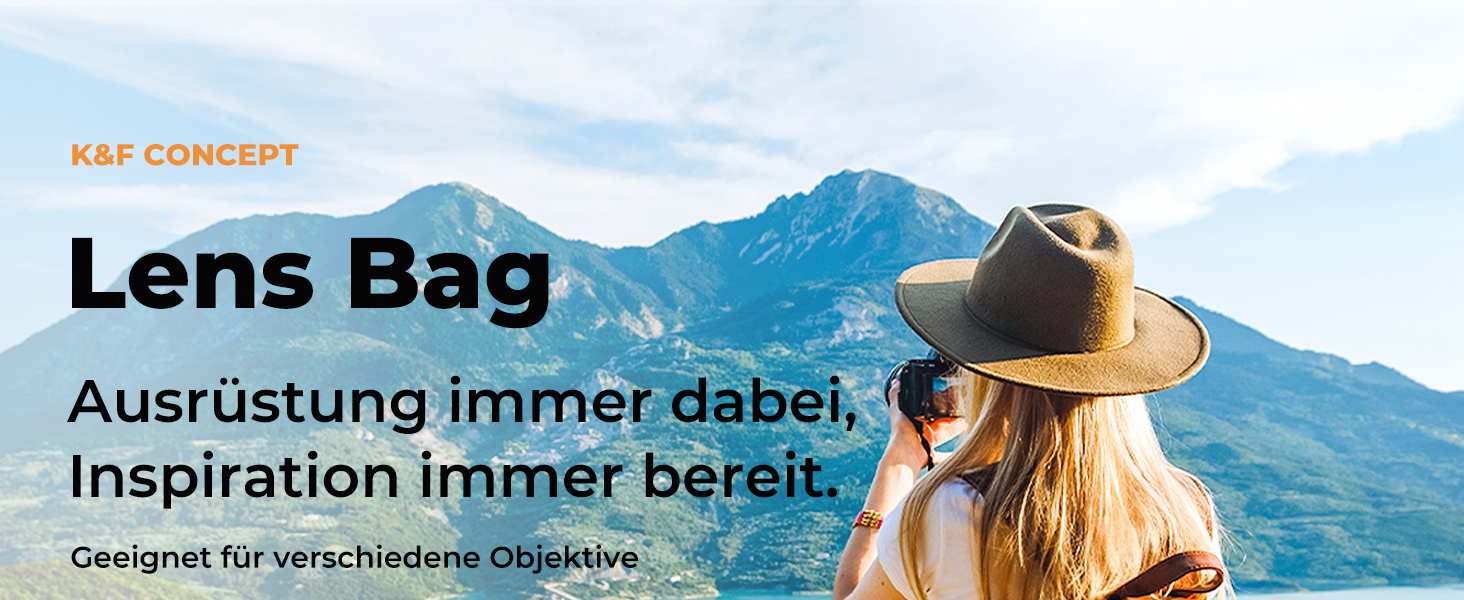 Чохол для об'єктива K&F Concept, водонепроникний, XL, для DSLR/SLR