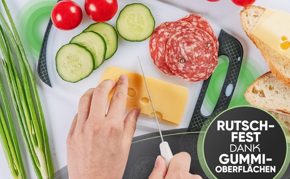 Набір дощок для сніданку Loco Bird (6 шт.) 25x16 см, пластик BPA Free, миючі в посудомийній машині, білий