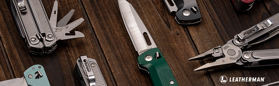 Leatherman Free T4 Multi-Tool - Magnetic, One-Handed, 12-Tool Pocket Knife