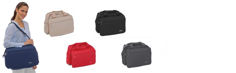 Дитяча сумка для мами та тата Inglesina My Baby Bag чорна, багатофункціональна пеленальна сумка з термовідділенням та органайзером