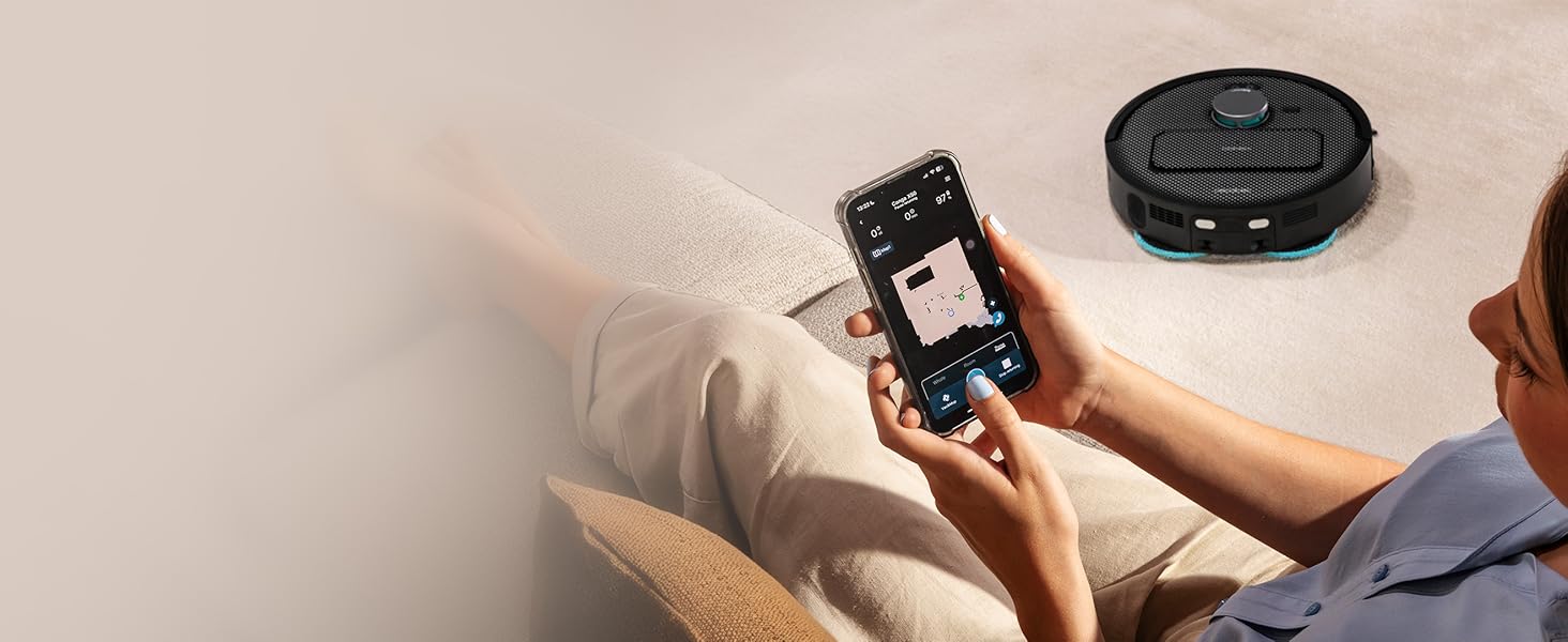 Робот-пилосос та робот-мийник Cecotec Conga X50 X-Treme з автопорожненням та керуванням через додаток. Лазерна навігація, інтелектуальне картографування, 15000Pa, 240хв автономії, знімне моп, база з 3 резервуарами