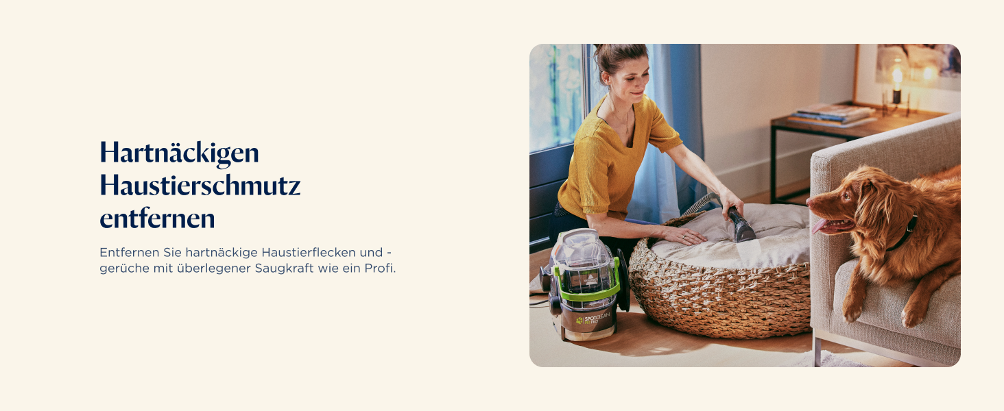 BISSELL SpotClean Pet Pro: портативний мийник для килимів та м'яких меблів, для власників домашніх тварин, 750W, 15585 SpotClean PetPro