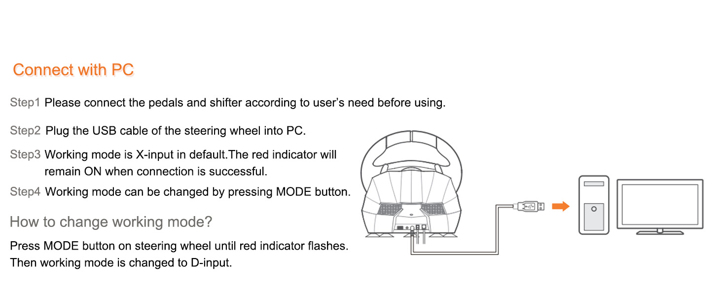 Ігрове кермо PXN V9 з педалями та перемиканням передач, 270/900 градусів, з вібрацією, сумісне з PS4, Xbox One, Xbox Series X/S, PS3, PC, NS Switch, з інструментом та додатком
