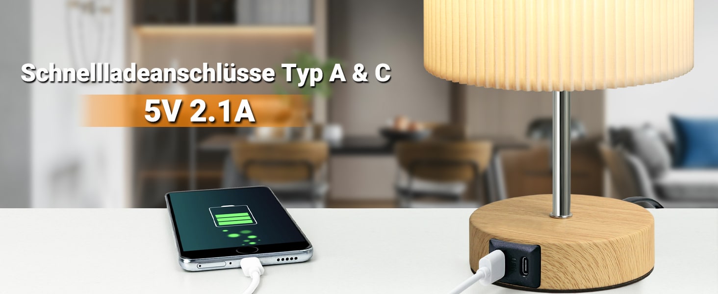 Торшер з кабелем, торшер з сенсорним керуванням, регульована яскравість, 3 рівні, настільна лампа для робочого столу, мінімалістична лампа для нічного столика, спальні, вітальні, подарунок (циліндрична, 1 шт.)