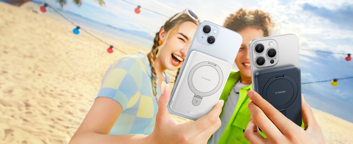 TORRAS Power Bank 5000mAh з MagSafe, 22.5W PD, USB-C, для iPhone 17 Pro Max та інших моделей