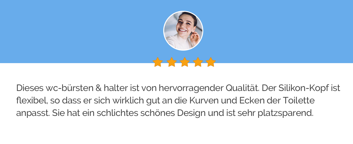 Набір для чищення унітазу Hamitor: щітка з силікону, тримач, очищувач для країв. 2 шт. (B-silver)