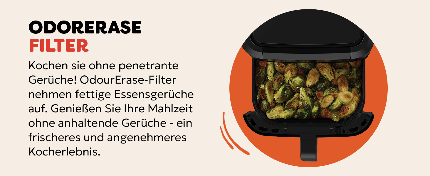 Фритюрниця готує повітрям Instant Pot Vortex Compact Trüffel Grau 5 л з антипригарним покриттям, 4-в-1 (смаження, сушка, випічка, підігрів)