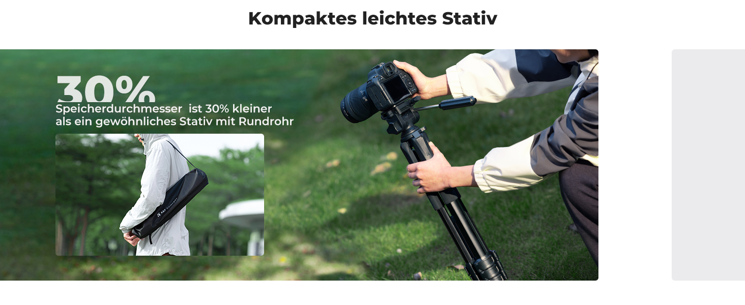 Штатив K&F Concept S255A3+BV01: Легкий штатив з сумкою, для камери/DSLR/відеокамери, з підтримкою смартфонів та планшетів (172 см)