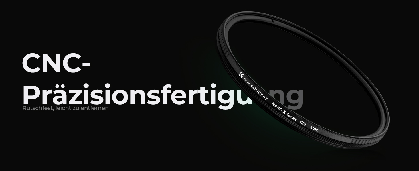 Поляризаційний фільтр K&F Concept 72mm CPL: глибокі кольори, захист від відблисків та подряпин (Nano-Xcel)