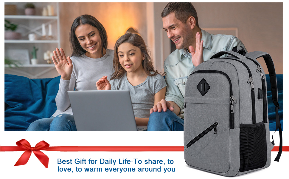 Рюкзак BIKROD для чоловіків та жінок, шкільний рюкзак для хлопчиків та дівчаток-підлітків, водонепроникний, з відділенням для ноутбука 15.6