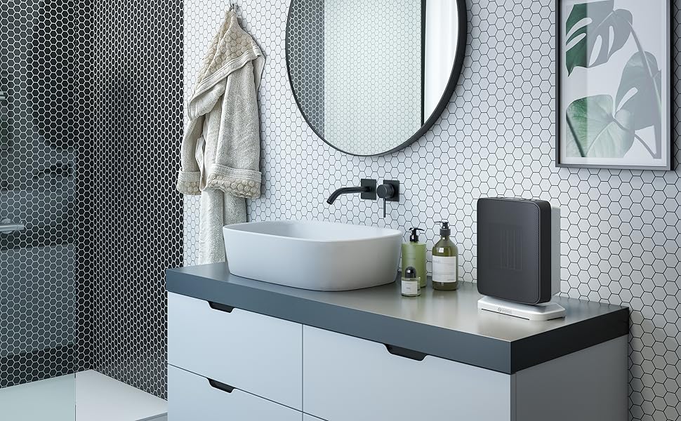 Олімпія Сплендід Caldo Trendy ST - компактний електронагрівач 2000 Вт, чорний