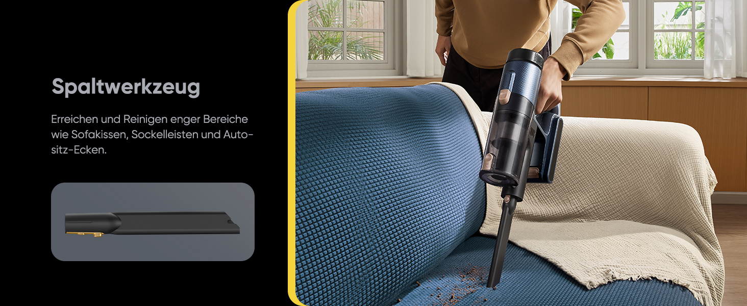 Бездротовий пилосос Vexilar V12 Akku: 50 хв роботи, 50 kPa, 450W, антизаплутування, легкий, безщітковий мотор, для твердих поверхонь, килимів, шерсті тварин, синій