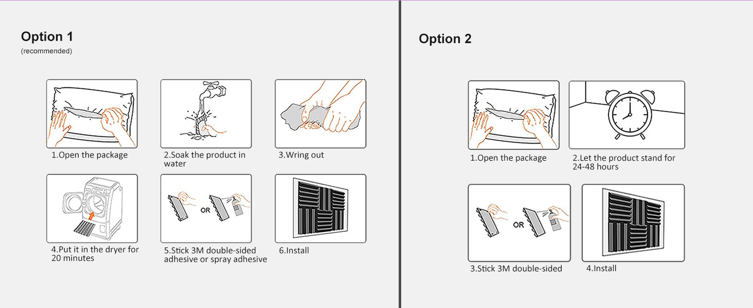 Акустичний поролон JBER, звукопоглинаючі пірамідні панелі для студії, вогнестійкі шумоізоляційні плити (48 шт, 30x30x2.5 см, чорний, без клею)