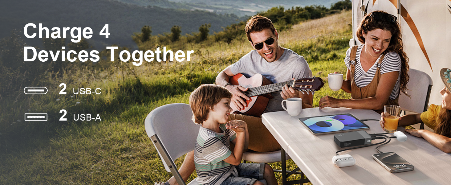 Powerbank NOBIS 20000mAh, 65W, з цифровим дисплеєм, Dual USB-C/USB-A, для ноутбука, телефону, планшета, зелений