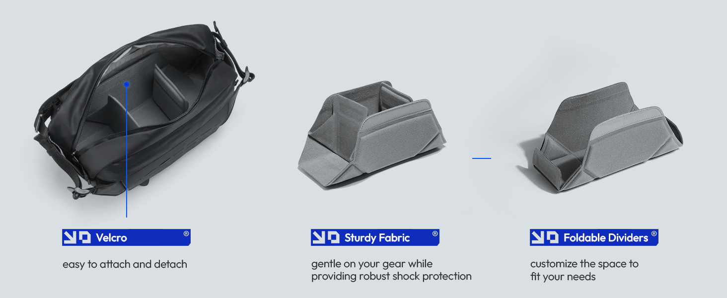 Сумка для камери ULANZI, водонепроникна, з тримачем для штатива, для DSLR/SLR/беззеркальних камер, чорна, об'єм 9 л