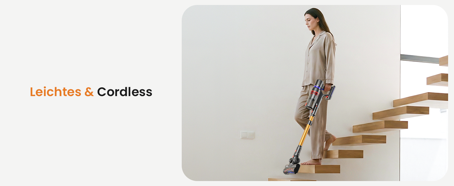 Бездротовий акумуляторний пилосос 600W з потужністю всмоктування 50KPA, 70 хвилин роботи, самостійна парковка, антизаплутана щітка та LED-дисплей, 8-ступенева фільтрація, кріплення на стіну, для шерсті тварин/килимів/твердих поверхонь/автомобіля (фіолетовий)