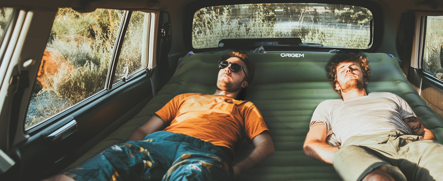 Килимок для кемпінгу Isomatte Origin самонадувний 2 особи, 14 см, армійний зелений