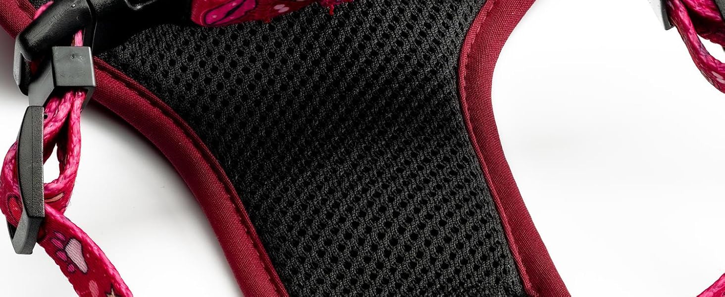 Шлейка для собак Helltails Anti Zug Medium, анти-тяга, м'яка, дихаюча, світловідбиваюча, регульована, Champagne Kiss