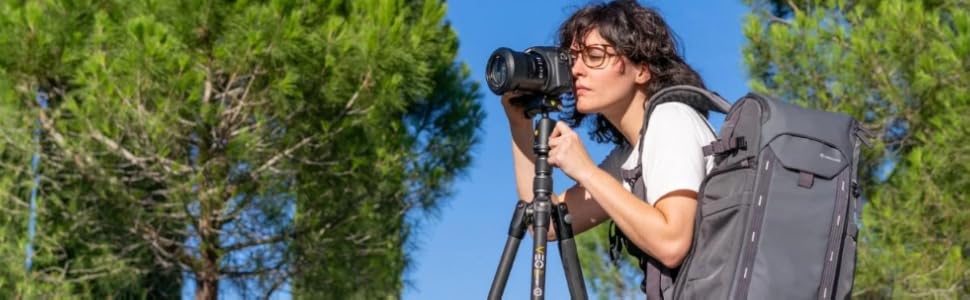 Карбоновий дорожній штатив Vanguard Veo 3GO 204AB з 2-осьовою головкою, діаметр 23мм