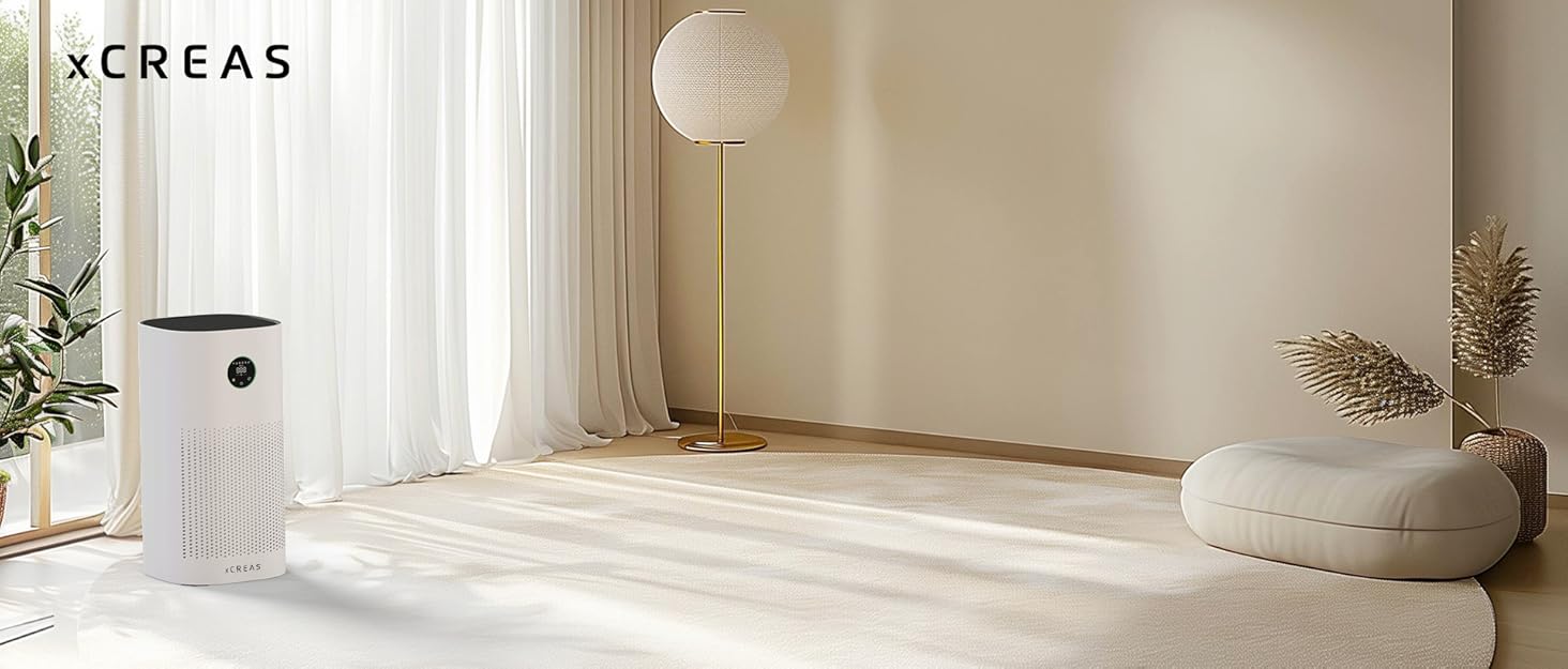 Повітряочищувач та зволожувач повітря 2 в 1 – зволожувач-випарник + HEPA-фільтр, для спальні, резервуар 3 л, тиха робота 23 дБ, без пилу та туману