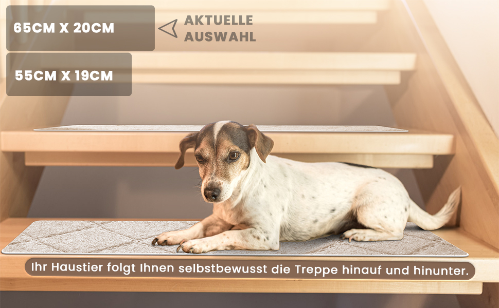 Килимок на сходи, 15 шт., самоклеючий, антиковзаючий, для дому. Розмір: 55x19 см (також 65x20 см), бежевий. Захист для дітей, домашніх тварин та літніх людей.