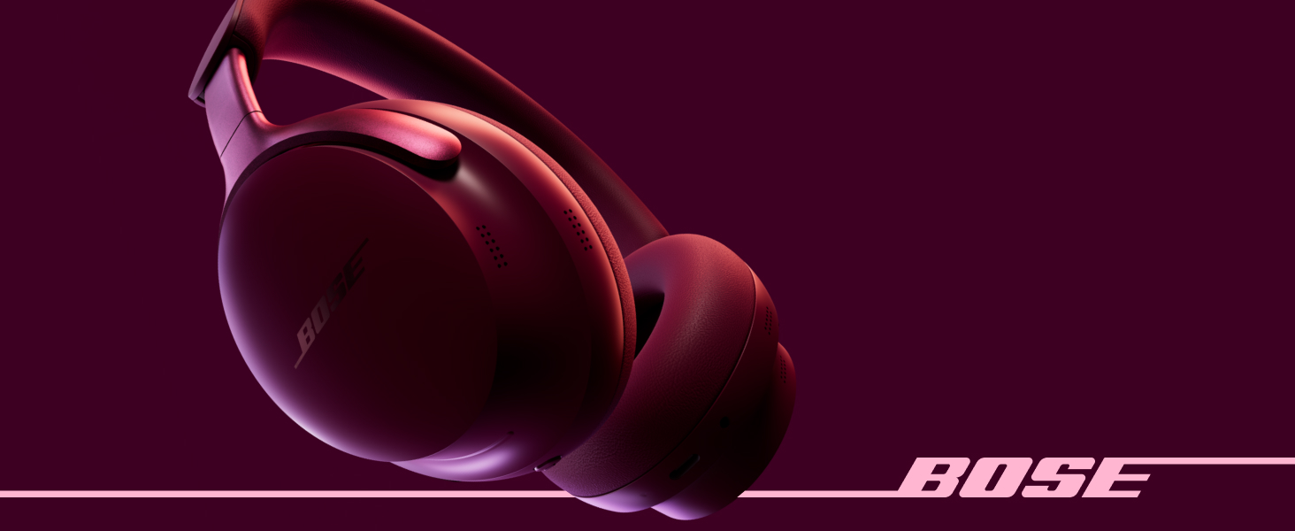 Бездротові навушники Bose QuietComfort Ultra Over-Ear з активним шумозаглушенням, Spatial Audio (просторовий звук), до 24 годин автономної роботи, чорні