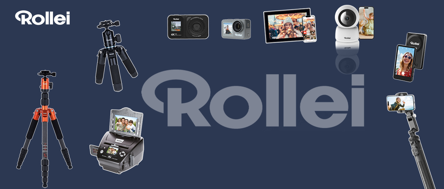 Карбоновий штатив Rollei Easy Traveler Video: легкий та компактний, навантаження до 4,5 кг, висота 164 см, з функцією швидкого фіксування