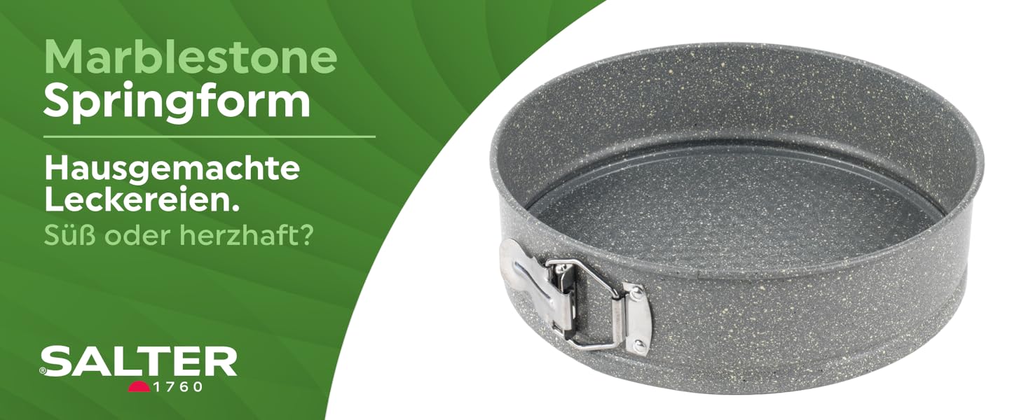 Форма для випічки SALTER, 24 см, роз'ємна, з антипригарним покриттям, для тортів та кішів