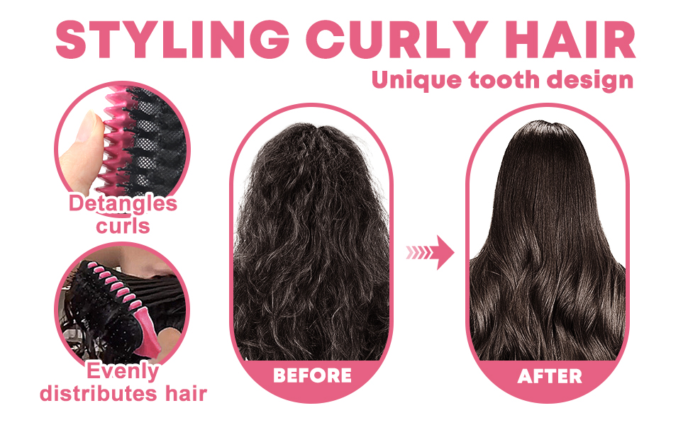 Щітка для кучерявого волосся Rosenrot