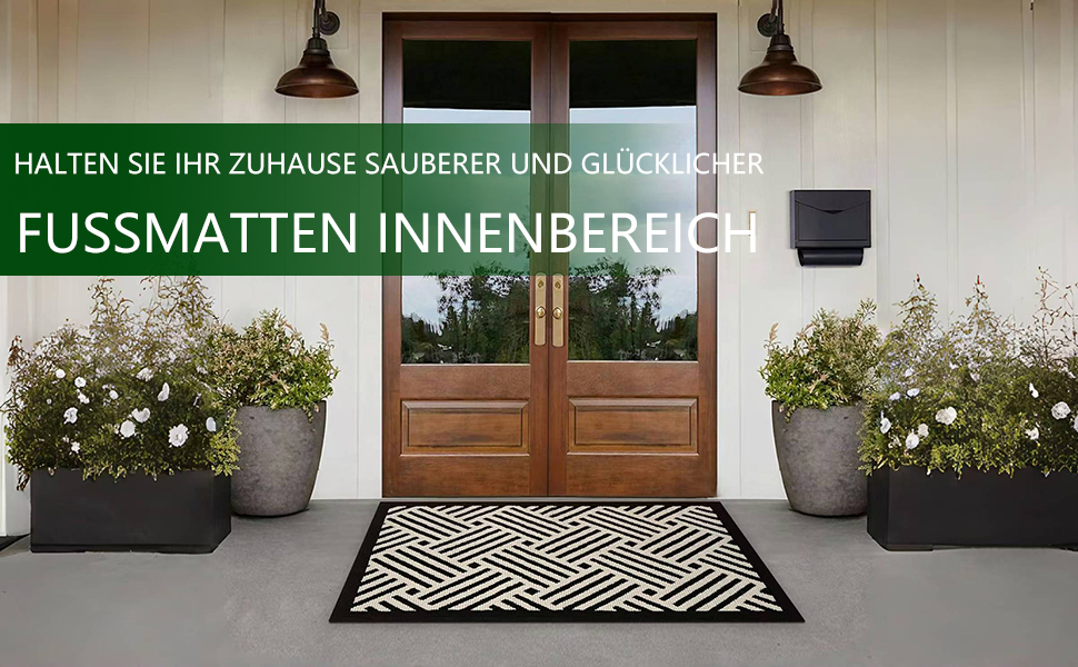 Килимок для дому та вулиці Senerma 60x90 см. Миючий, водовідштовхуючий, антиковзаючий. Підходить для входу, тераси, саду.
