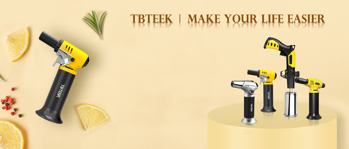 Пальник Бунзена TBTEEK T907 з газовим манометром, для приготування їжі, випічки, кемпінгу, рукоділля та паяння (бутан не входить)