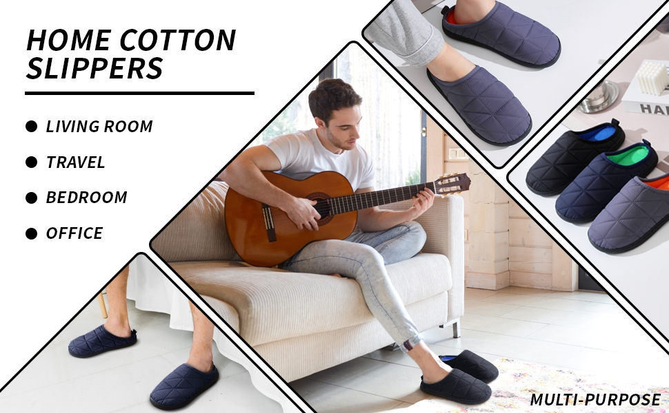 Тапочки домашні жіночі/чоловічі зимові теплі, плюшеві, м'які, зручні з memory foam, антиковзні, двоколірні, для дому та вулиці, 38/39 EU, чорні