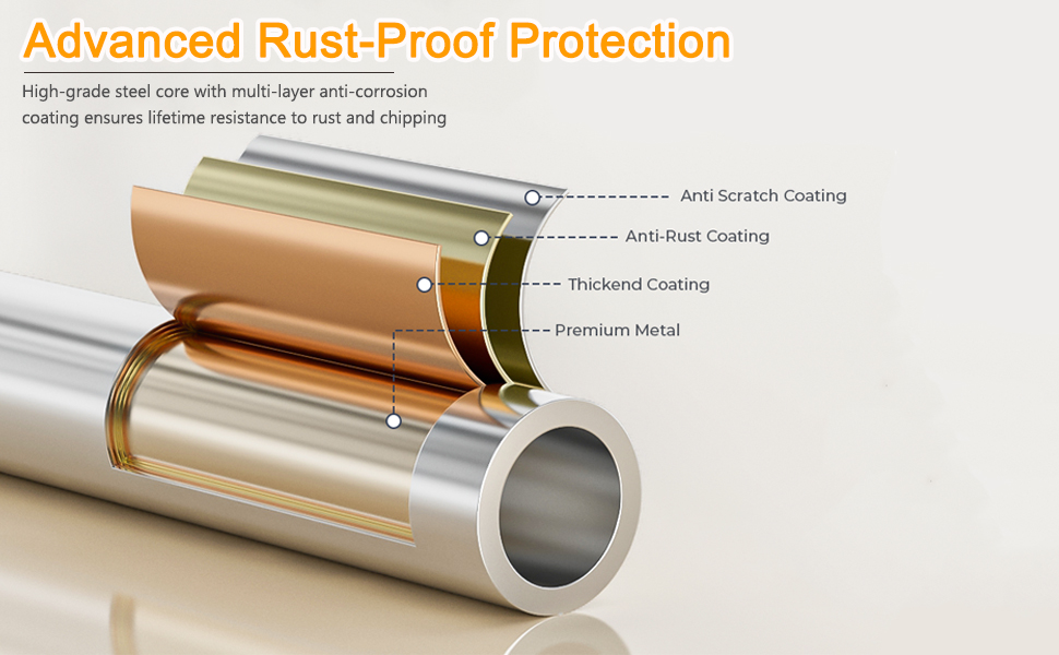 Вішалка для одягу Bomclap з міцним навантаженням, хромована, з колесами, висувна, 3 перекладини, 8 гачків, металева полиця, до 160 кг