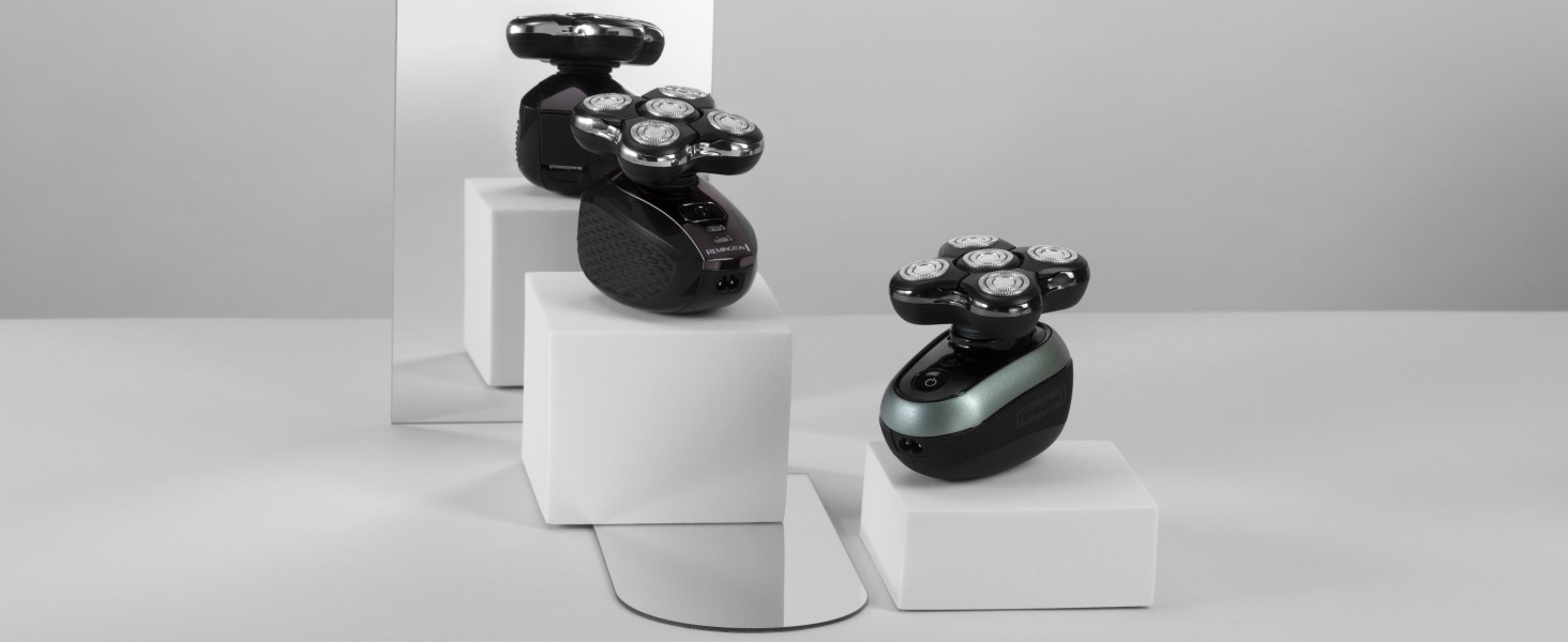 Електричний голкострум Remington XR1600 для гоління голови чоловіків - 5 голкових насадок, гоління до 0,2 мм, вологостійкий, з тримером