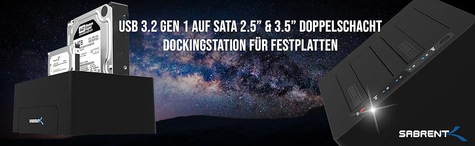 Док-станція Sabrent 4 Bay для 2.5