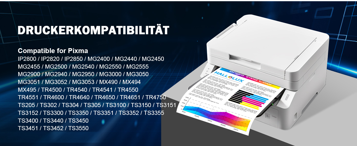 Картриджі для принтера Canon PG-545XL та CL-546XL (Multipack), чорний та кольоровий, сумісні