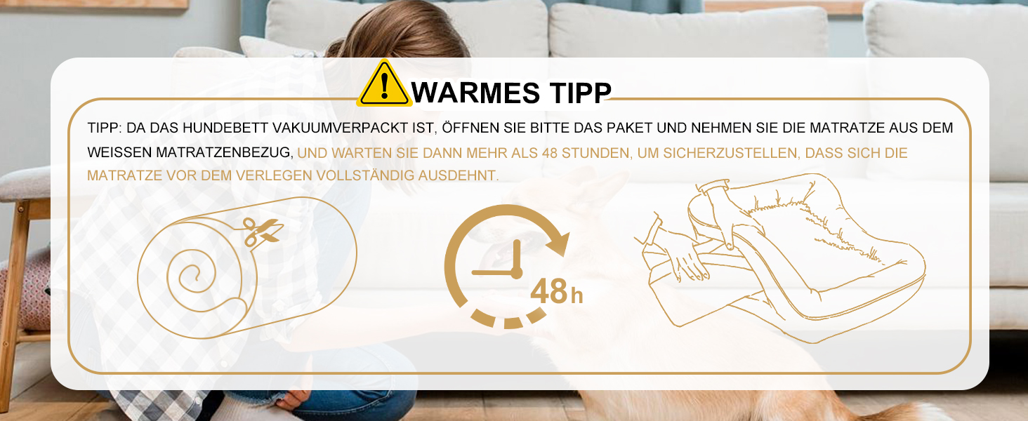 Ортопедичне ліжко для собак Joyelf з піною з пам'яті, 68x50x15 см, знімний чохол, іграшка в подарунок