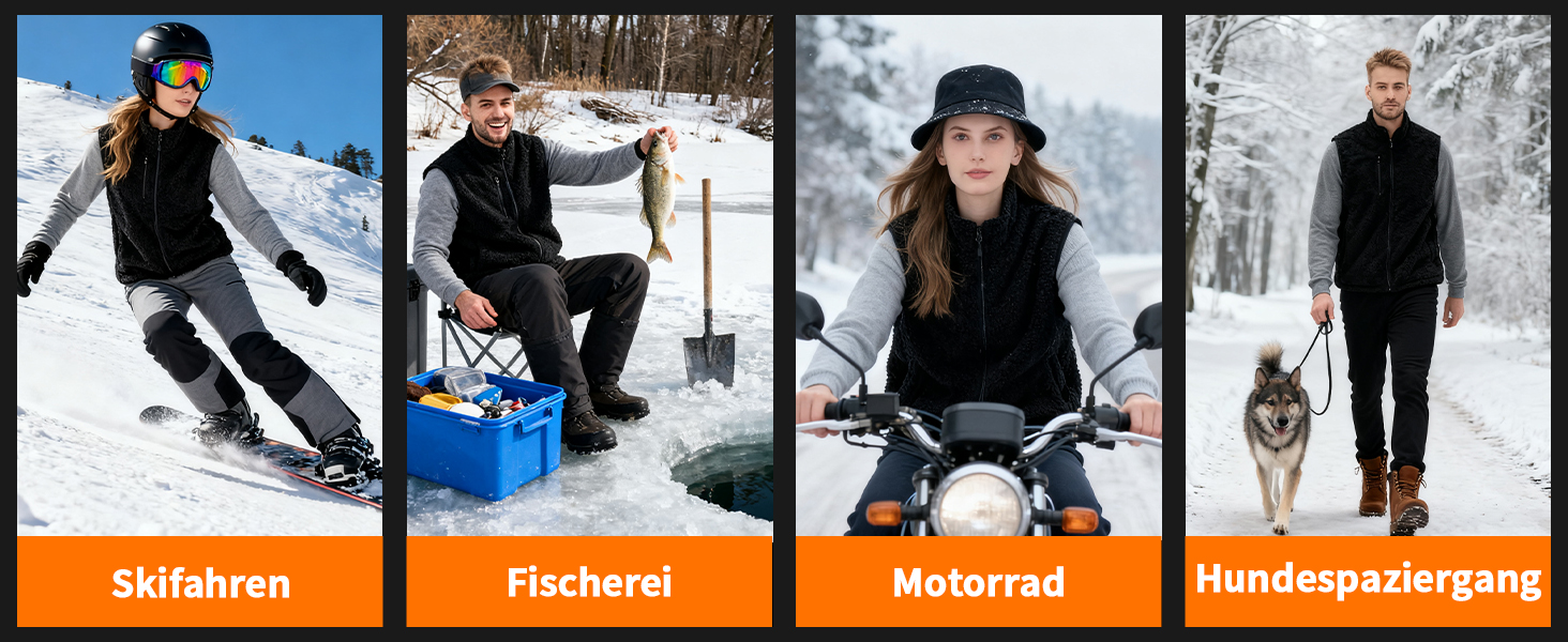 Обогреваемая жилетка для женщин и мужчин с Powerbank 18400mAh, флисовая жилетка с аккумулятором, 10 зон обогрева, теплая флисова жилетка для велоспорту, активного отдыха, черная XXL