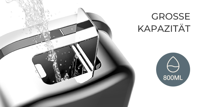 Stainless Steel Wall Mounted Soap Dispenser - 800ml, Hygienic Push Top, Rust-Resistant & Drip-Proof