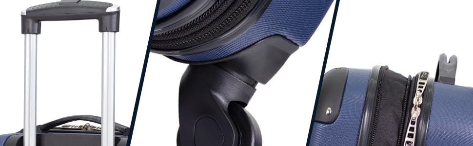 Валіза Travelers Club Chicago Hardside Розширювана Spinner, 20 дюймів, Синій Navy